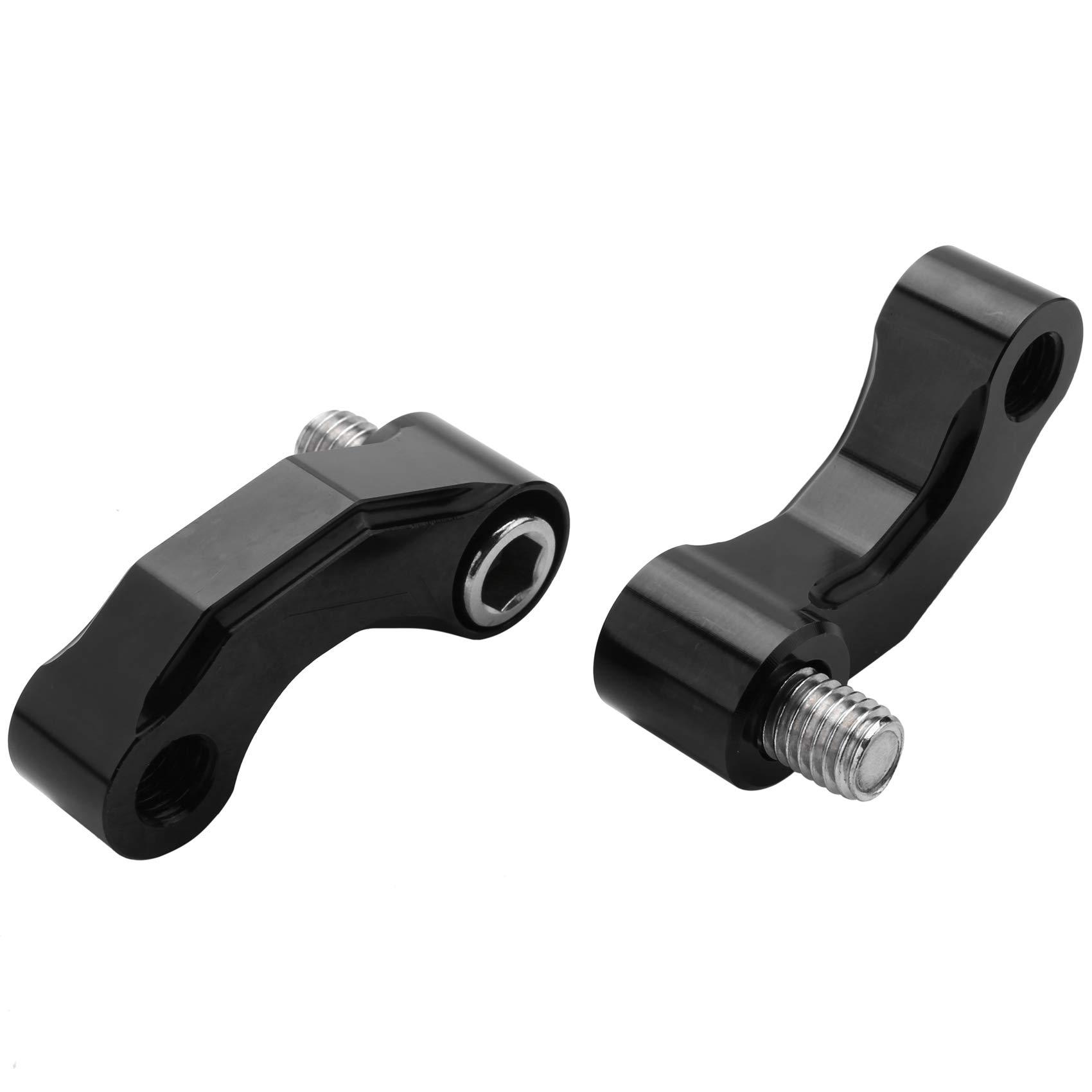 ANNJUC Motorrad Riser Erweiterung Halterung Adapter Für R1200Gs Lc/ADV 13-18 R Ninet / R1200R Premium CNC Aluminium Legierung Schwarz von ANNJUC