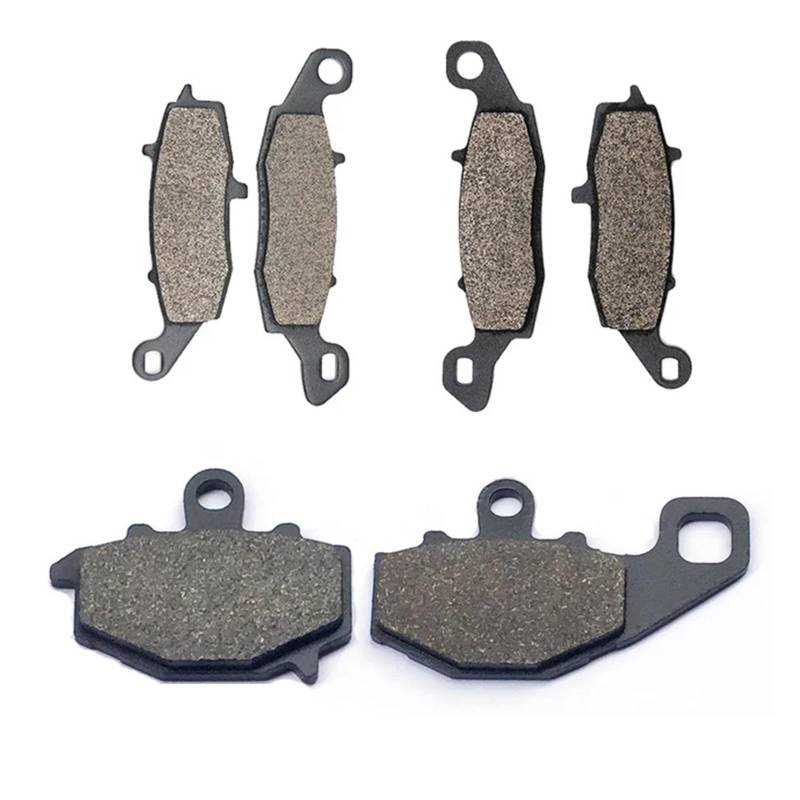 Motorrad Komplettset Bremsscheibenbeläge for ZX400 Ninja ER-6F EX650 ER-6N ER650 KLE650 V/ER-SYS ZR750 Z750S GPZ1100(Complete Set of Pads) von ANNUP