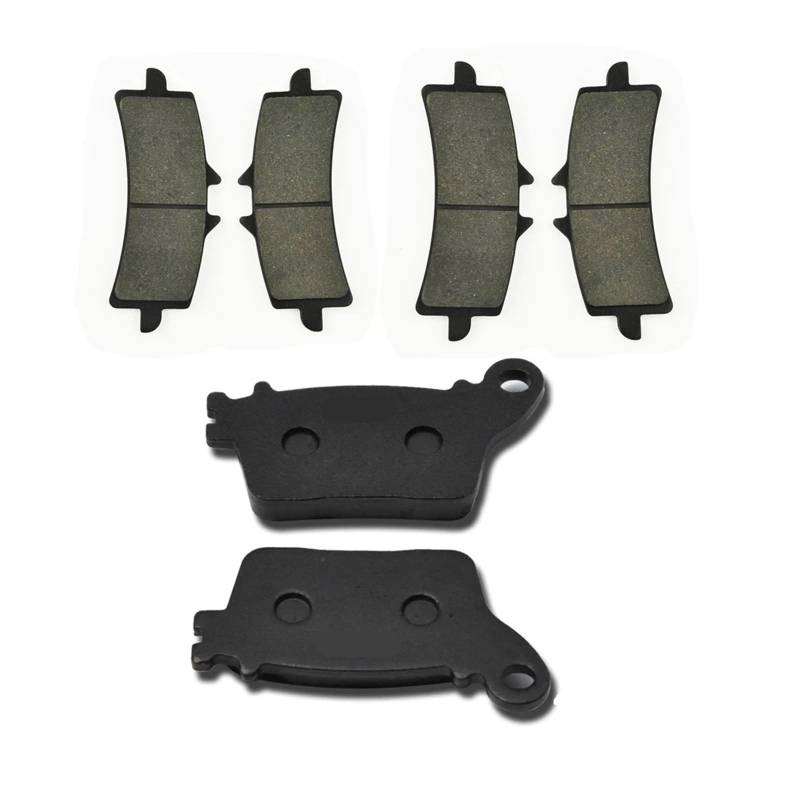 Motorrad-Komplettset vorne und hinten Bremsbeläge for ZX-10R Ninja1000 2016 2018 GSXR600 GSXR750 11–16 GSX-R1000(Complete Set of Pads) von ANNUP