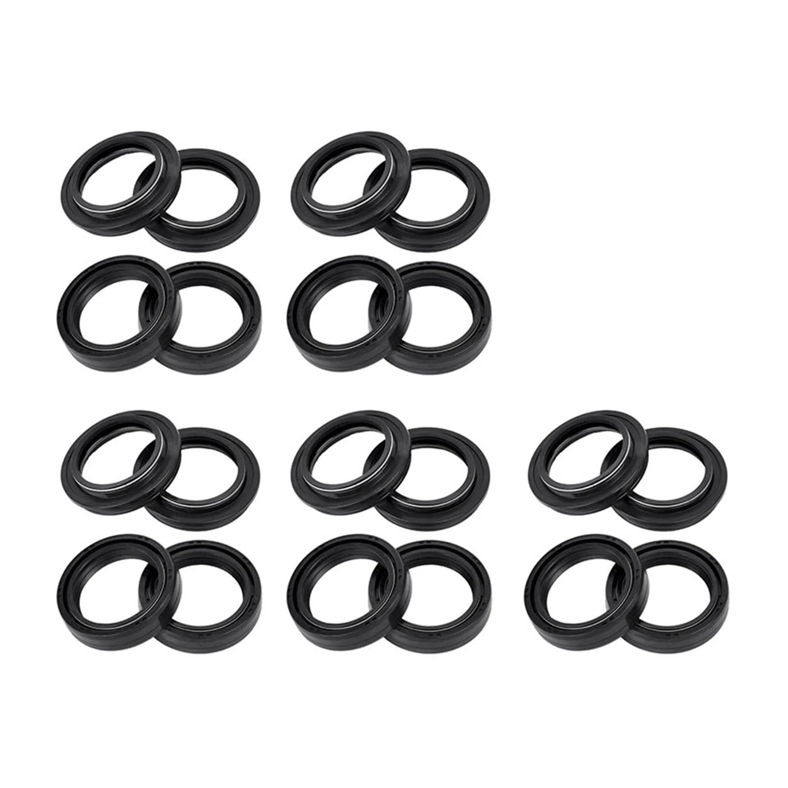 37x50x11 37 50 37 * 50 * 11 750cc Motorrad Schock Gabel Dämpfer Öl Dichtung Staub abdeckung Lip for VFR750 VFR 750 F RC24 VFR750F(10pc seal 10pc cover) von ANQKYO