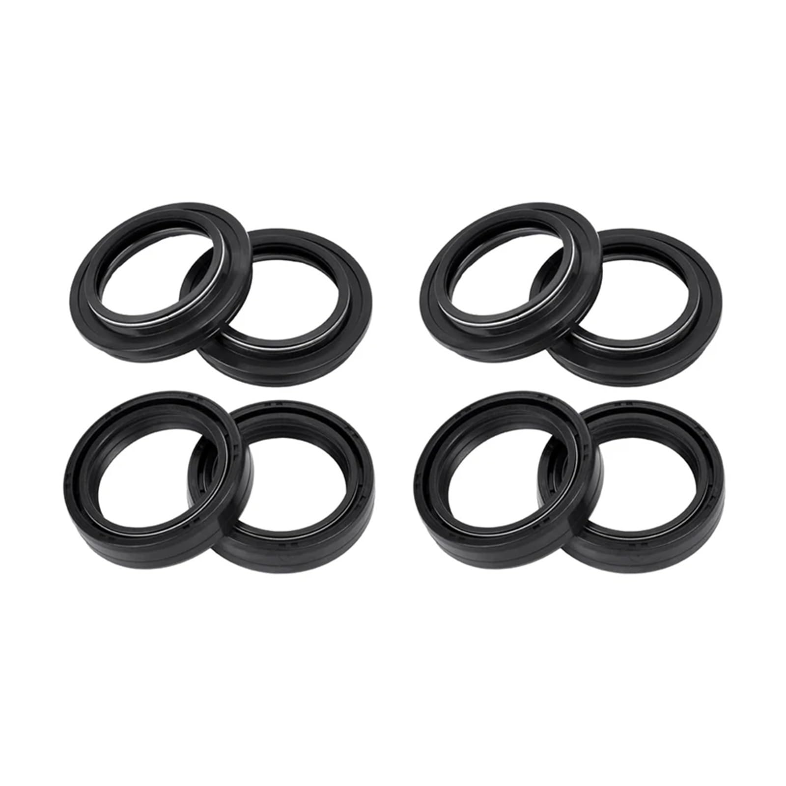 37x50x11 37 50 37 * 50 * 11 750cc Motorrad Schock Gabel Dämpfer Öl Dichtung Staub abdeckung Lip for VFR750 VFR 750 F RC24 VFR750F(4pcs seal 4pc cover) von ANQKYO