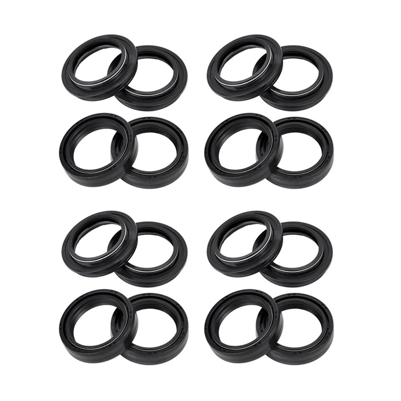 37x50x11 37 50 37 * 50 * 11 750cc Motorrad Schock Gabel Dämpfer Öl Dichtung Staub abdeckung Lip for VFR750 VFR 750 F RC24 VFR750F(8pcs seal 8pc cover) von ANQKYO