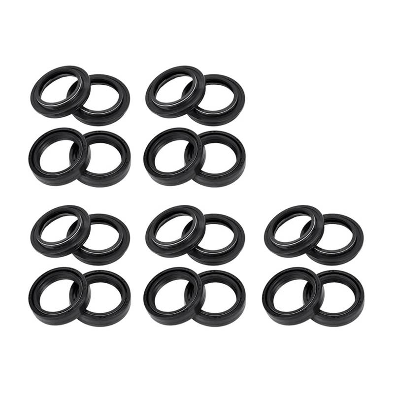 37x50x11 37 50 37 * 50 * 11 Motorrad Schock Gabel Dämpfer Öl Dichtung Staub Abdeckung Lip for FVR750 FVR750F FVR 750 VF750 VFR750(10pc seal 10pc cover) von ANQKYO