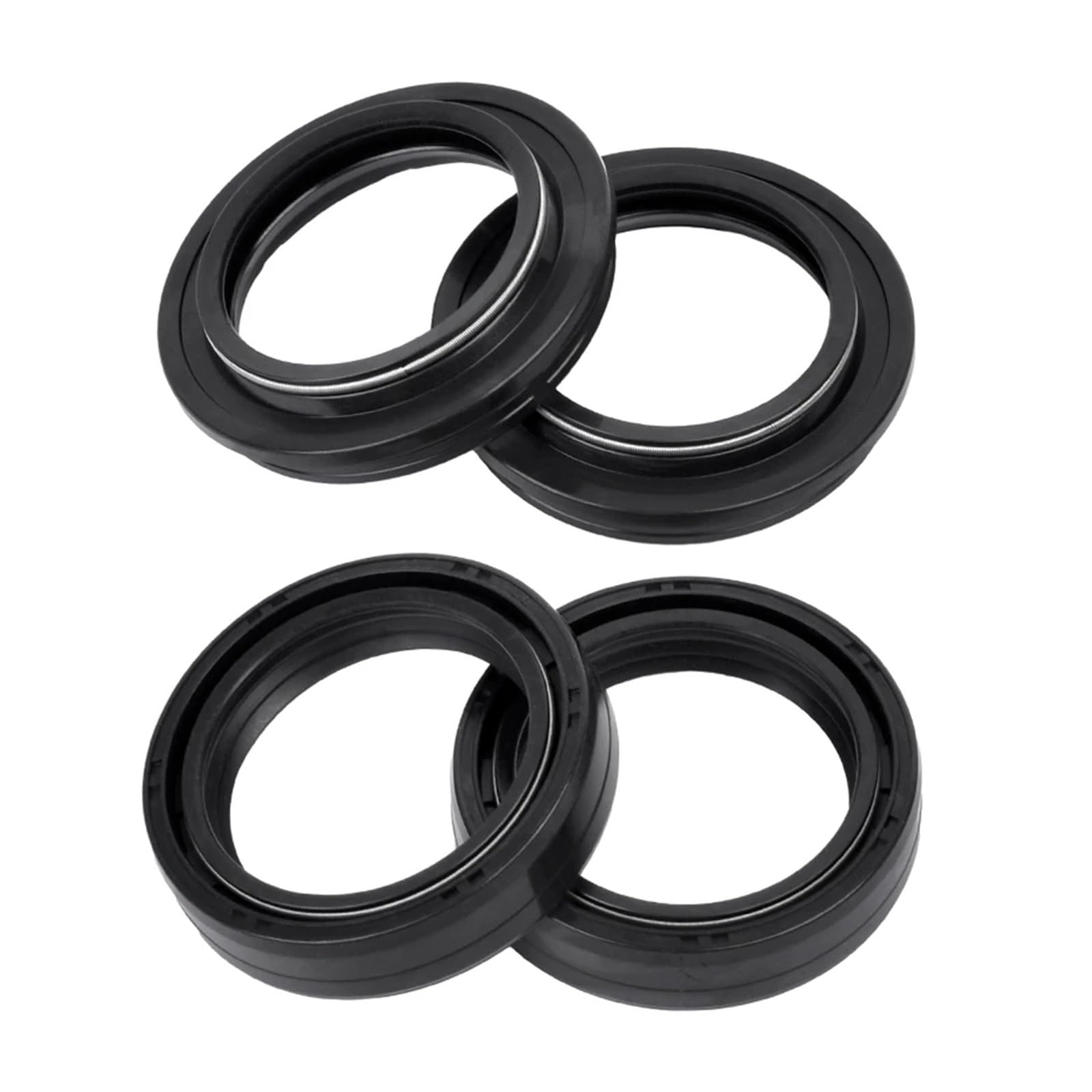 37x50x11 37 50 37 * 50 * 11 Motorrad Schock Gabel Dämpfer Öl Dichtung Staub Abdeckung Lip for VFR700F Abfangjäger VFR700 VFR 700(2pcs seal 2pc cover) von ANQKYO