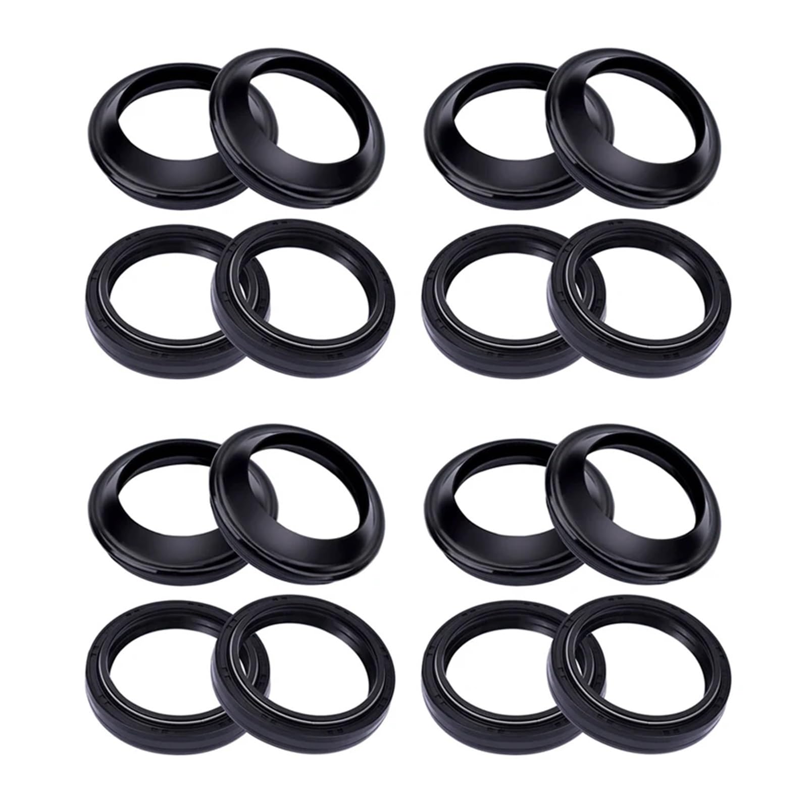 41 * 53 * 8 41x53x8 41 53mm Motorrad Gabel Dämpfer Öl Dichtung Staub dichtung for XVS650 XVS650A V Star V-Star YZF600R YZF750R(8pc seal 8pc cover) von ANQKYO