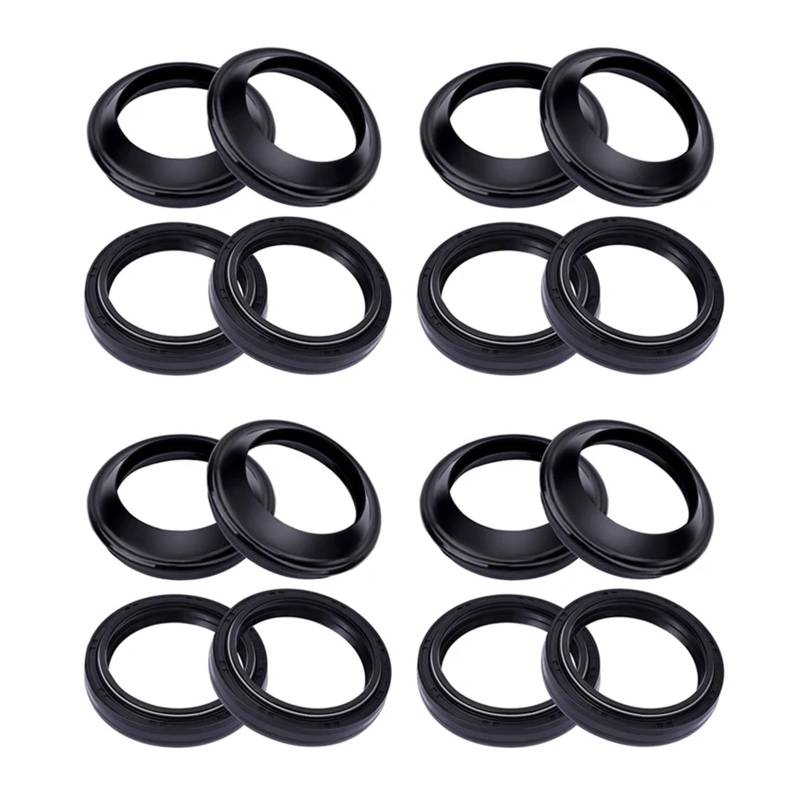 41 * 53 * 8 41x53x8 41 53mm Motorrad Gabel Dämpfer Öl Dichtung Staub dichtung for XVS650 XVS650A V Star V-Star YZF600R YZF750R(8pc seal 8pc cover) von ANQKYO