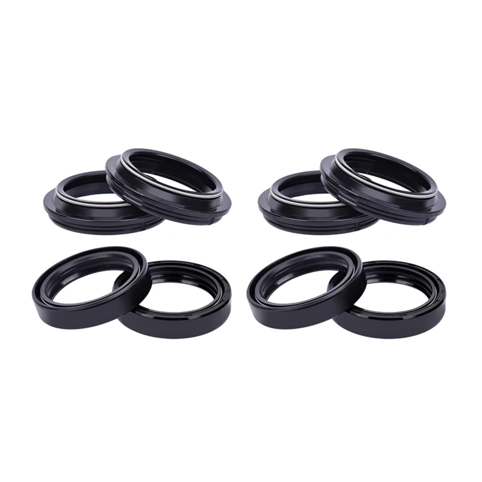 43x55x11 Gabel Dämpfer Öl Dichtung 43 55 Staub Abdeckung Lip for R1200GS Abenteuer Triple Black ABS R1200 R 1200 GS Rally ABS(4pcs seal 4pc cover) von ANQKYO