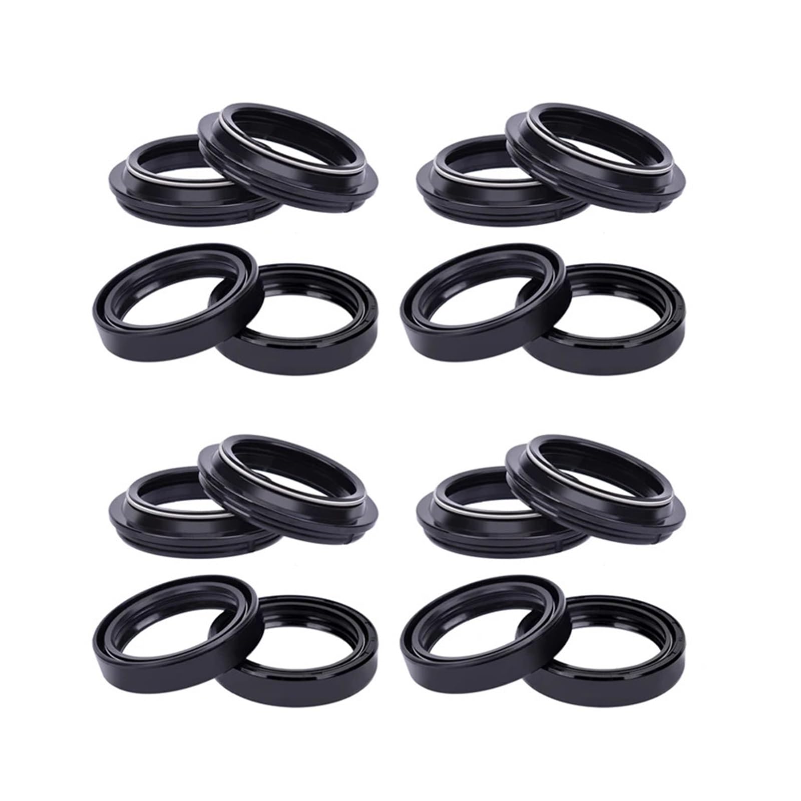 43x55x11 Gabel Dämpfer Öl Dichtung 43 55 Staub Abdeckung Lip for R1200GS Abenteuer Triple Black ABS R1200 R 1200 GS Rally ABS(8pcs seal 8pc cover) von ANQKYO