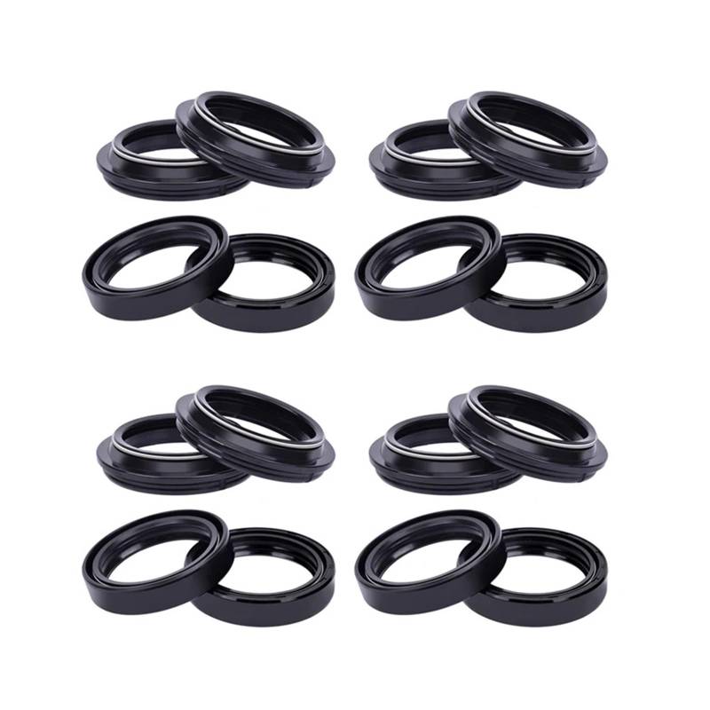 43x55x11 Gabel Dämpfer Öl Dichtung 43 55 Staub Abdeckung Lip for R1200GS Abenteuer Triple Black ABS R1200 R 1200 GS Rally ABS(8pcs seal 8pc cover) von ANQKYO