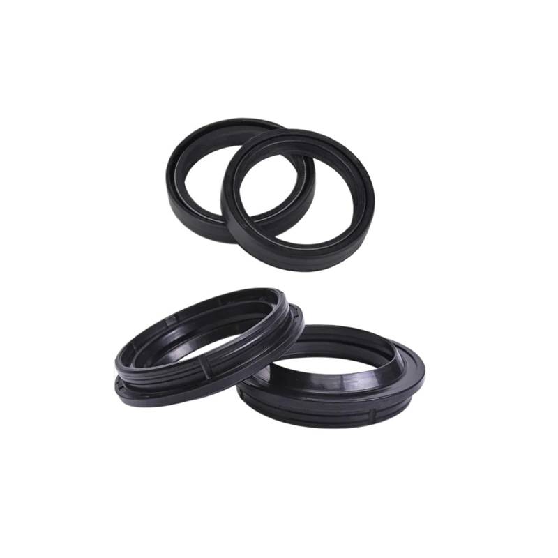 50x63x11 50 63 11 250CC Motorrad Vorne Schock Gabel Dämpfer Öl Dichtung 50 * 63 Staub Abdeckung lip for EN250 EN250F ENDURO 2T 4T EN 250(2pc Seal 2pc Cover) von ANQKYO