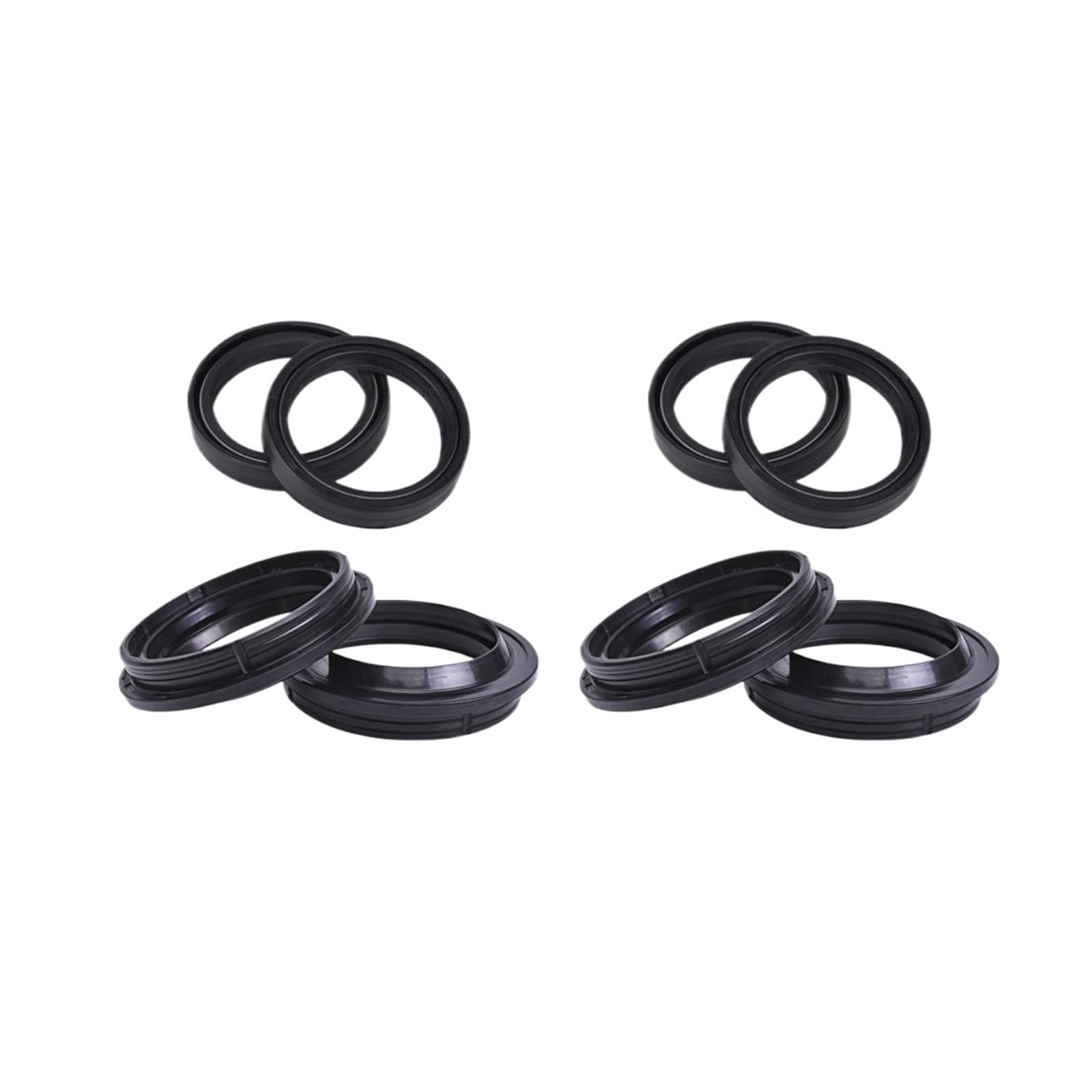 50x63x11 50 63 11 250CC Motorrad Vorne Schock Gabel Dämpfer Öl Dichtung 50 * 63 Staub Abdeckung lip for EN250 EN250F ENDURO 2T 4T EN 250(4pc Seal 4pc Cover) von ANQKYO