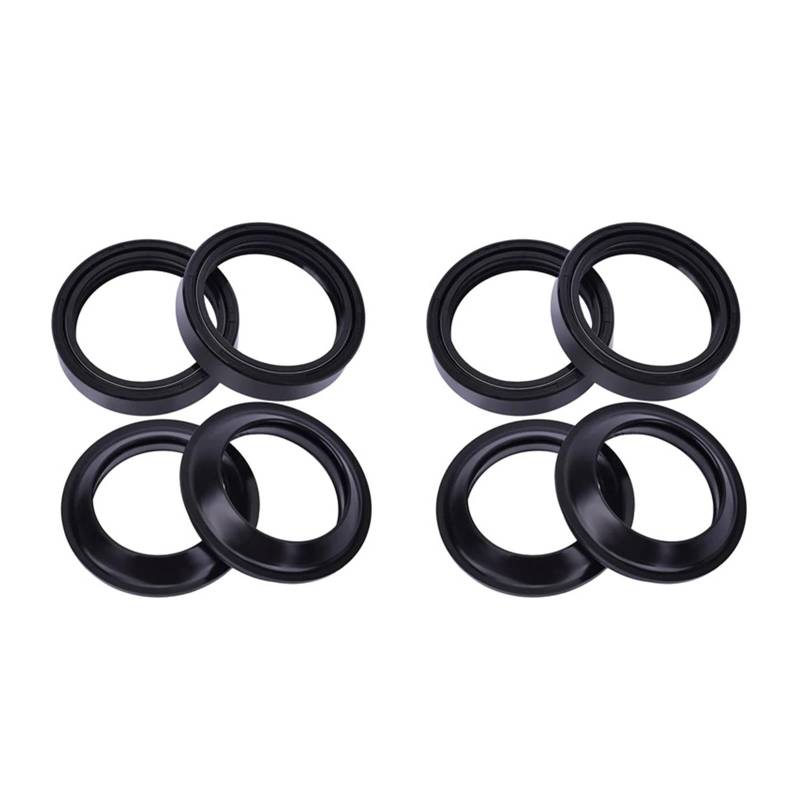 Motorrad Gabel Dämpfer Öl Dichtung und Staub Dichtungen Abdeckung for STREETFIGHTER 1099 2009-2010 PANIIGALE V4 1103 2018-2019(4pcs seal 4pc cover) von ANQKYO