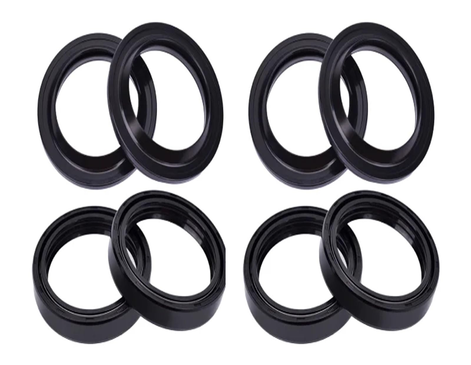 Motorrad Vorne Stoßdämpfer Gabel Dämpfer Öl Dichtung & Staub Abdeckung Lip for 955 Speed ​​Triple T595 98-04 885 SPEED TRIPLE T509 97-98(4pcs seal 4pc cover) von ANQKYO