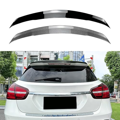 Auto Heckspoiler Spoiler Für Mercedes Benz GLA-Class X156 GLA180 200 GLA45 AMG 2014-2019,Auto Spoiler Lippe Heckflügel Auto Zubehör,A/Black von ANRAM