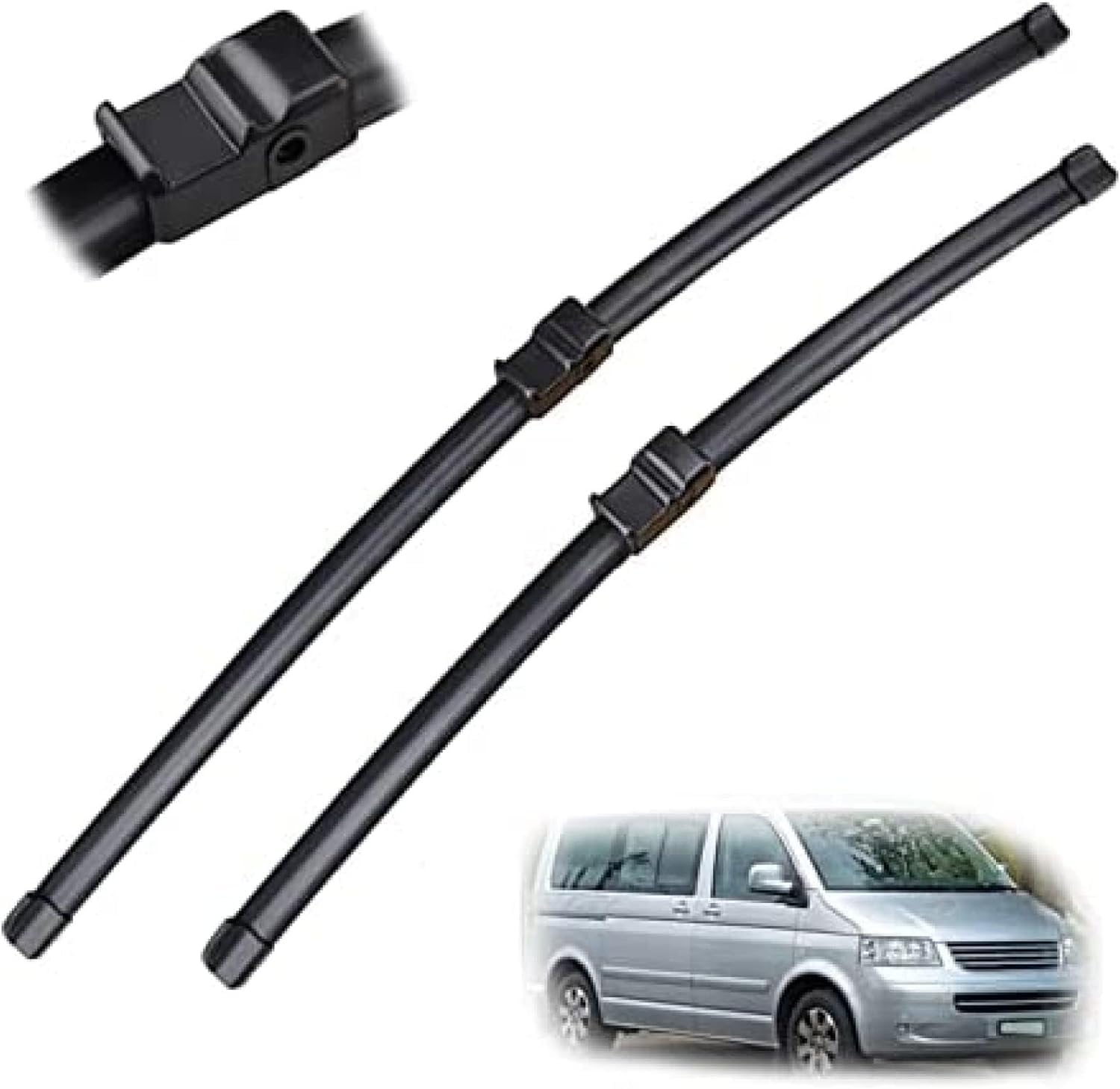 Auto Wischer Für VW Caravelle T5 2003 2004 2005 2006 24 "+ 24",Frontscheibe Wischer Klinge Scheibenwischer Set von ANRAM