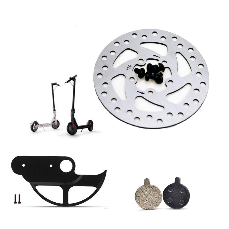 ANSENI Bremsscheibenschutz, Bremsscheibenschutz, Bremsbeläge kompatibel für Xiaomi Mijia M365 Pro, 1S, Pro2, Ersatzteile für Xiaomi Scooter (Bremsscheibe 120 mm) von ANSENI