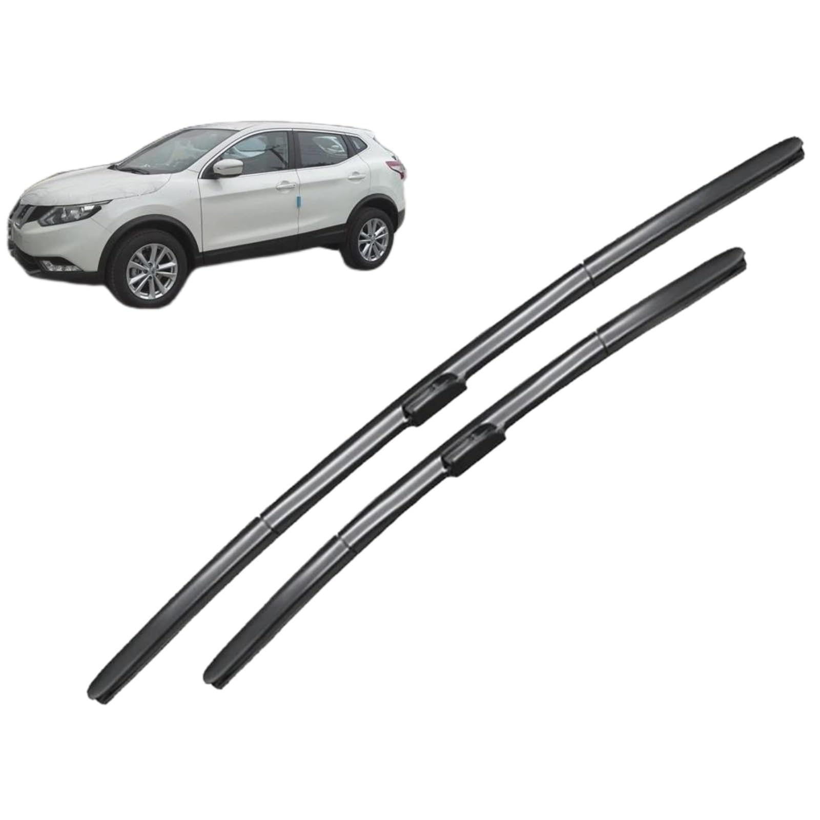 Scheibenwischer Frontwischerblätter für Nissan Qashqai J11 2013–2020 26+17 Scheibenwischerblatt von ANWDRX