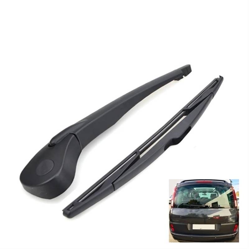 Wiper 14" Heckscheibenwischerblatt & Arm-Set Kompatibel mit Renault Espace IV MK 4 2003-2014 Windschutzscheibe Heckklappe Fenster von ANWDRX