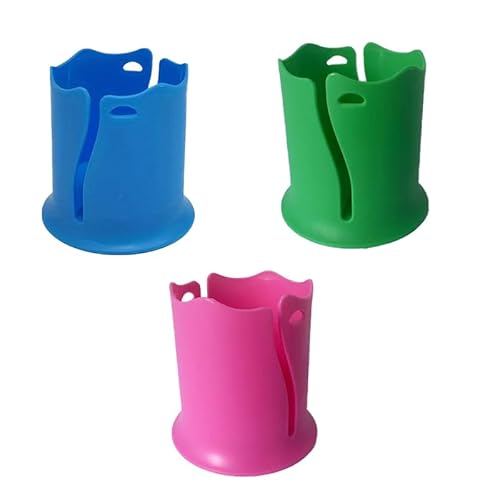 3 Stück Wasserflaschenhalter,Kajak Getränkehalter,Paddle Board Cup Holder,Faster Getränkehalter,Universell Wasserflaschenhalter,Paddle Board Getränkehalter (Blau Grün Rosa) von ANXJLEO