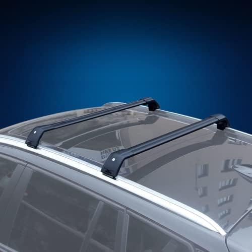 2 Stück Aluminium Dachträger für Jaguar XF (X250) 2008-2015, Aluminium Gepäckträger Diebstahlsicherung Dachboxen Dachgepäckablage von ANYANH