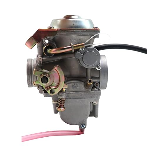 Motorrad für GN250 Vergaser Auto/Griff Choke für PD34 34 mm Vergaser mit schwarzem Gummi-Adapter für S-uzuki GN250 GN 250 250QY (Ersatzteilersatz) (Farbe: Auto) von ANYHUG