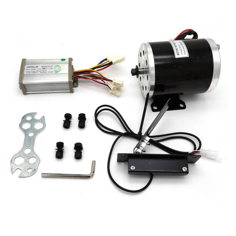 36V 800W Brushed Motor DC Controller Metall Pedal Kit Zubehör für Karting DIY Elektrofahrrad von AOAPUMM