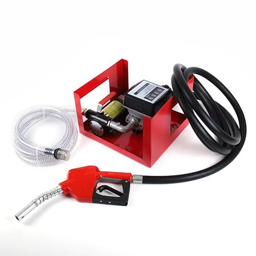 Dieselpumpe Selbstansaugende 12V Kraftstoffpumpe 175W 45L/min Bio-Ölpumpe Auto-Pistolen-Kraftstoffpumpe mit Schlauch von AOAPUMM