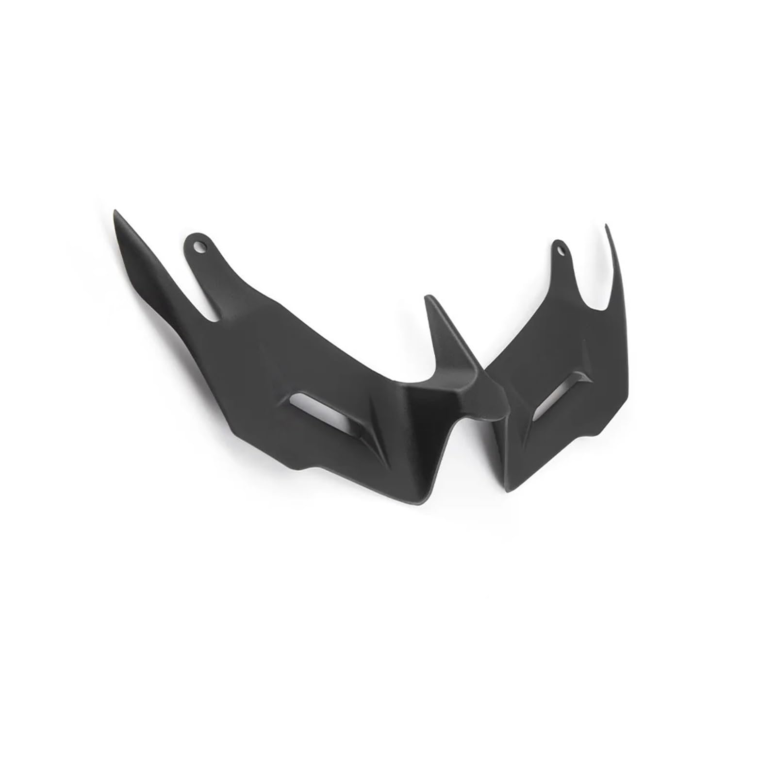 AOBANIT Kompatibel mit Yamaha YZF-R3 YZF-R25 2014-2018 Aerodynamische Verkleidung Winglets Frontabdeckung Kohlefaser Motorrad-Stil Vento Wing 2015 2016 (Color : Black) von AOBANIT