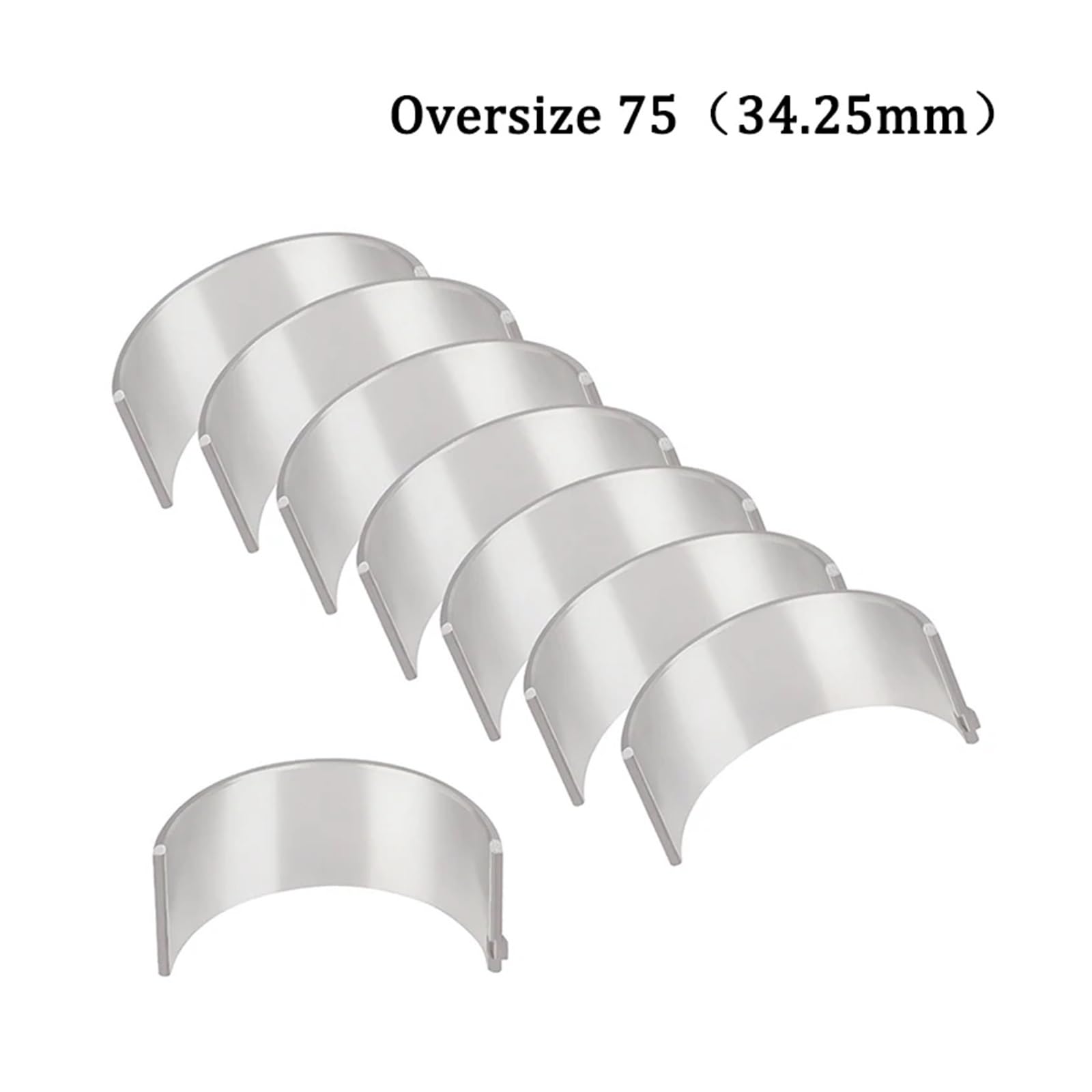 8 Stück Motorrad-Motorteile STD ~ +100 35 mm 34,75 mm 34,5 mm 34,25 mm 34 mm Pleuellager for Z750 Z 750(Oversize75 34.25mm) von AOFCESQY