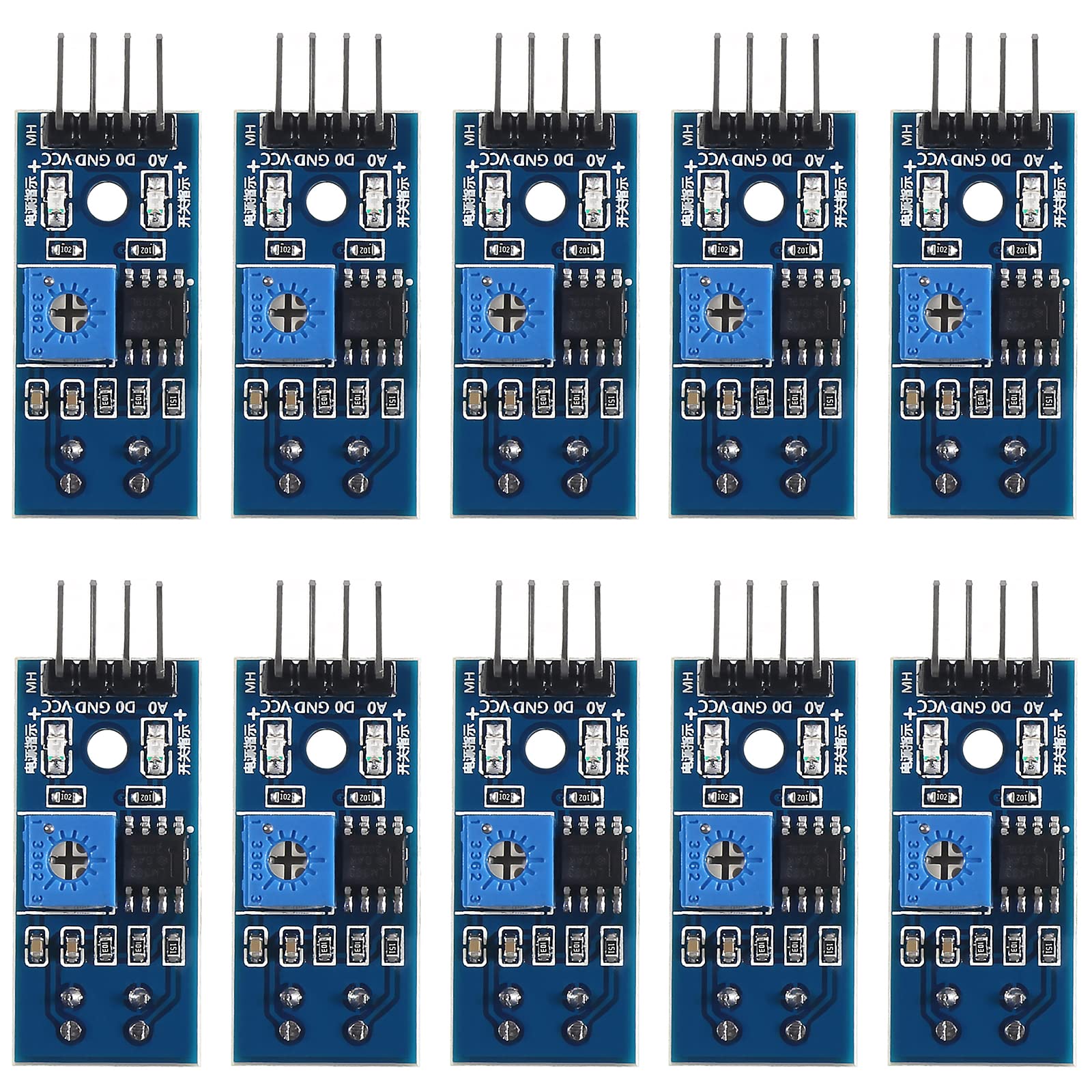 10pcs TCRT5000 Infrared Reflective Sensor IR Photoelectric Switch Barrier Line Obstacle Avoidance Module Tracing Sensor Tracing Module for Arduino Smart Car Robot (10pcs) von AOICRIE