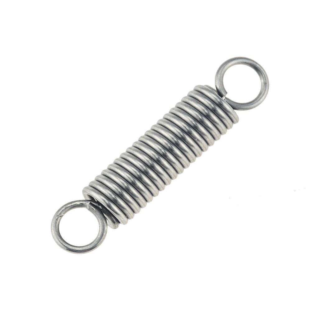 10PCS 304 Edelstahl Dual Haken Kleine Zugfeder Hardware Zubehör Draht Dia 0,3mm Äußere Folie 2, 8/3/4/5mm Länge 8-30mm(12mm,5mm) von AOIMBNQC