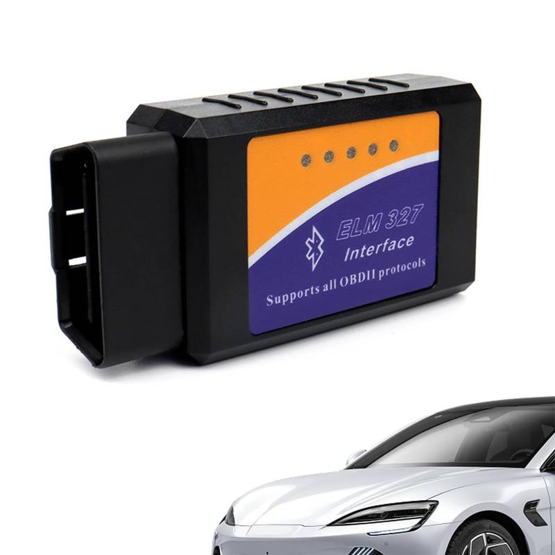 AOMiGT OBD 2 Diagnosegerät Auto Adapter WiFi OBD Diagnosegerät, Bluetooth Diagnosegerät Auto Scanner Code Leser, OBD2 Bluetooth Adapter OBD Auto Diagnosegerät für Alle OBD 2 Protokoll Fahrzeug von AOMiGT