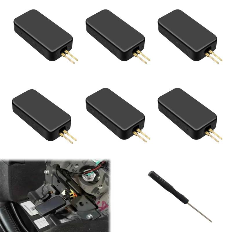 Auto Airbag Simulator, Universelles Airbag SRS Fehlersuche Reparatur Werkzeug, 6pcs Auto Airbag Emulator, Airbag-Diagnose-Erkennungstool, Effiziente Diagnose und Reparatur von Airbagproblemen von AOMiGT