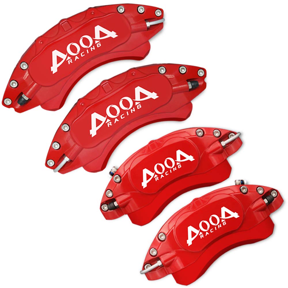 AOOA Bremssattel Abdeckungen Aluminium Bremssattel Abdeckung 4er-Set (12 Farben) geeignet für Volksvagen Tiguan von AOOA CALIPER COVER