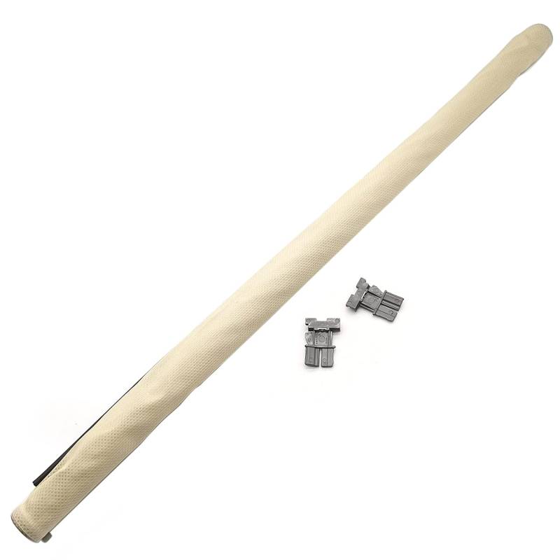 AOOSL Sonnenblende Sonnenschutz Auto Sonnendach Visier Rollo mit Clips für VW Jetta Golf Tiguan Audi Q5 1K9877307B Einzeltuch-Beige von AOOSL