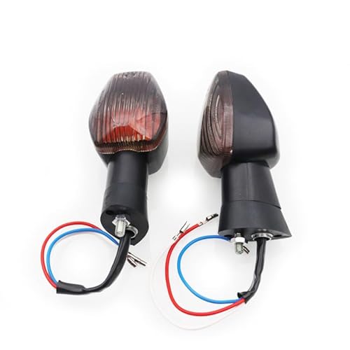 Motorrad Blinker Blinkerleuchte, Anzeigelampe, passend for Honda CB400SF CB600 900, passend for HORNET RVT 1000R CBR 919 05-up 1300, Motorradzubehör, 2 Stück Blinker Motorrad (Color : Smoke) von AOROM