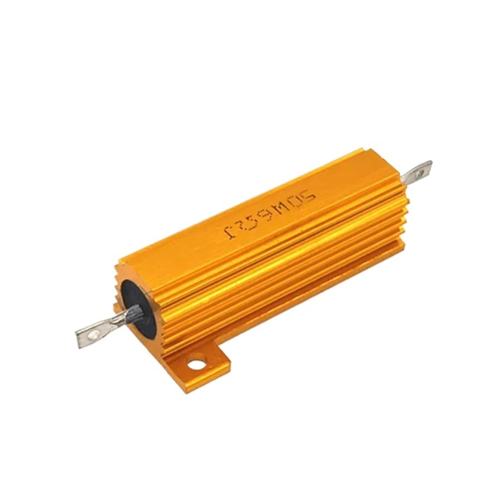 Regelwiderstände 10 Stück RX24 25 W 100R 100 OHM 25 Watt Metallgehäuse Aluminium Gold Widerstand Hochleistungs-Kühlkörperwiderstand. von AOUHRHQPM