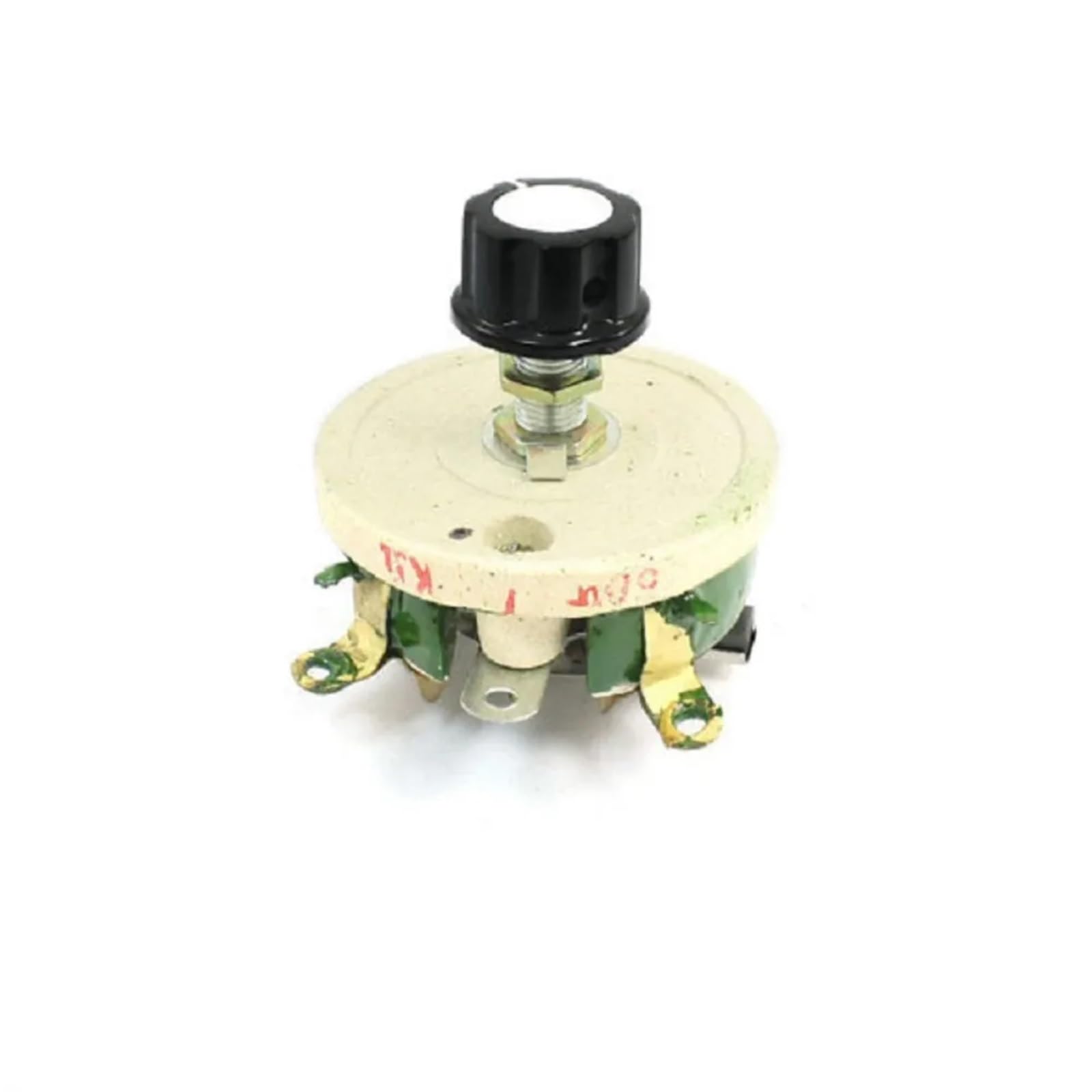 Regelwiderstände Drahtgewickeltes Keramikpotentiometer, Einstellbarer Rheostatwiderstand, 50 W, 1R/2R/5R/10R/20R/30R/50R/100R/200R/300R/500R/1KR/2KR/3KR(1KR) von AOUHRHQPM