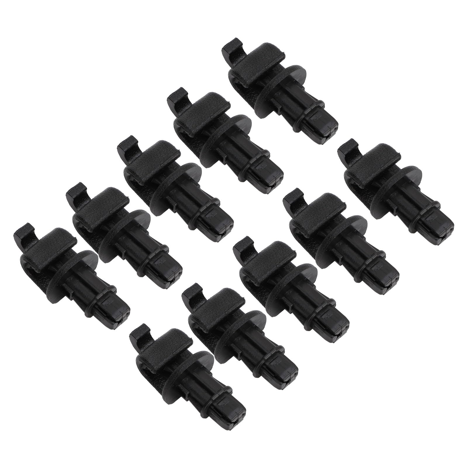 10-teiliges Sonnenschutz-Haken-Clip-Set, Sonnenschutz-Haken-Schiebetür-Clip-Set für Auto, Kompatibel mit Odyssey 2005 Bis 2010, Modell 83715 SHJ A21ZA, Schwarz von AOWINHIT