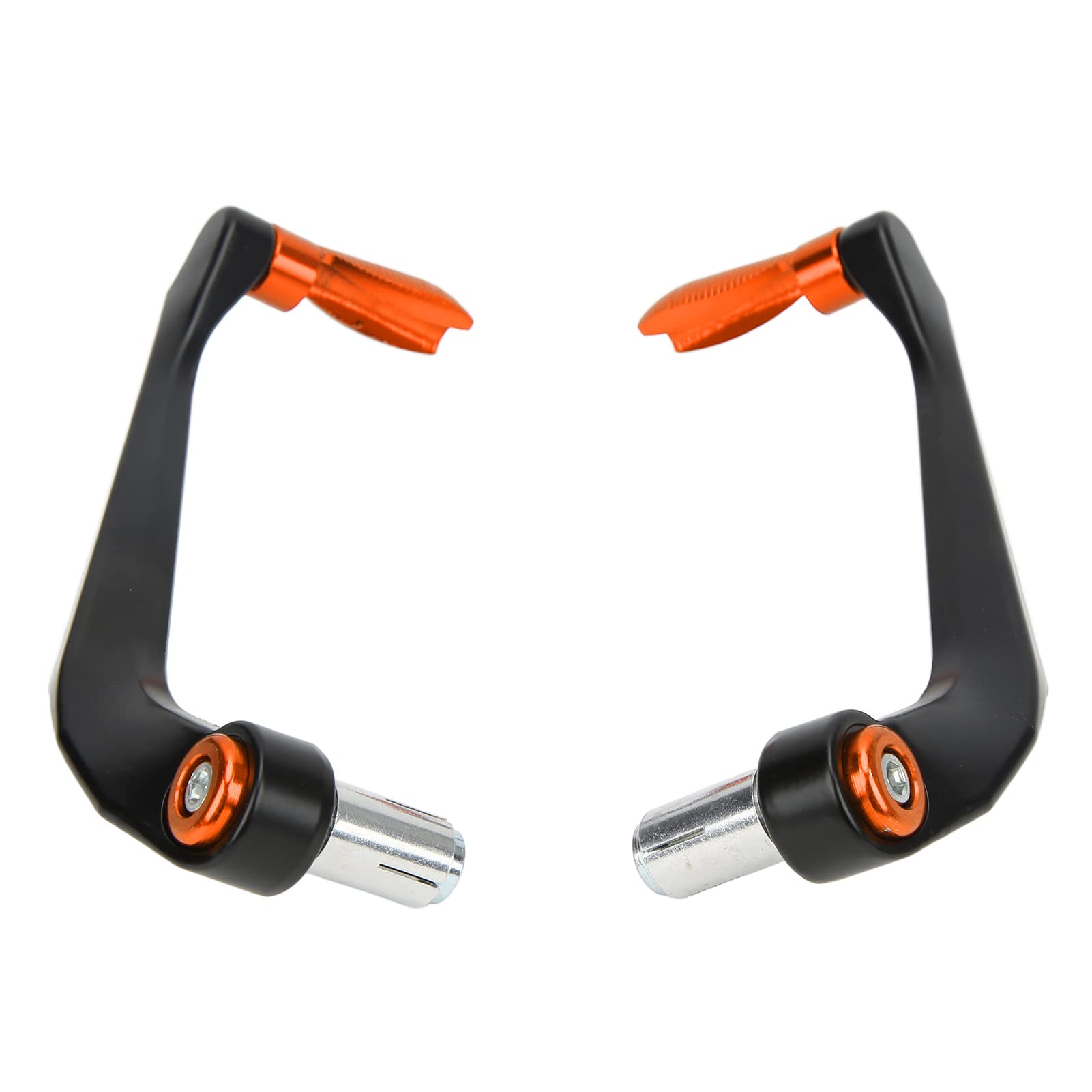 2-teiliges Motorrad-Hebelschutz-Set aus Aluminiumlegierung, Bremskupplungs-Lenkerschutz für Mountainbikes (Orange) von AOWINHIT