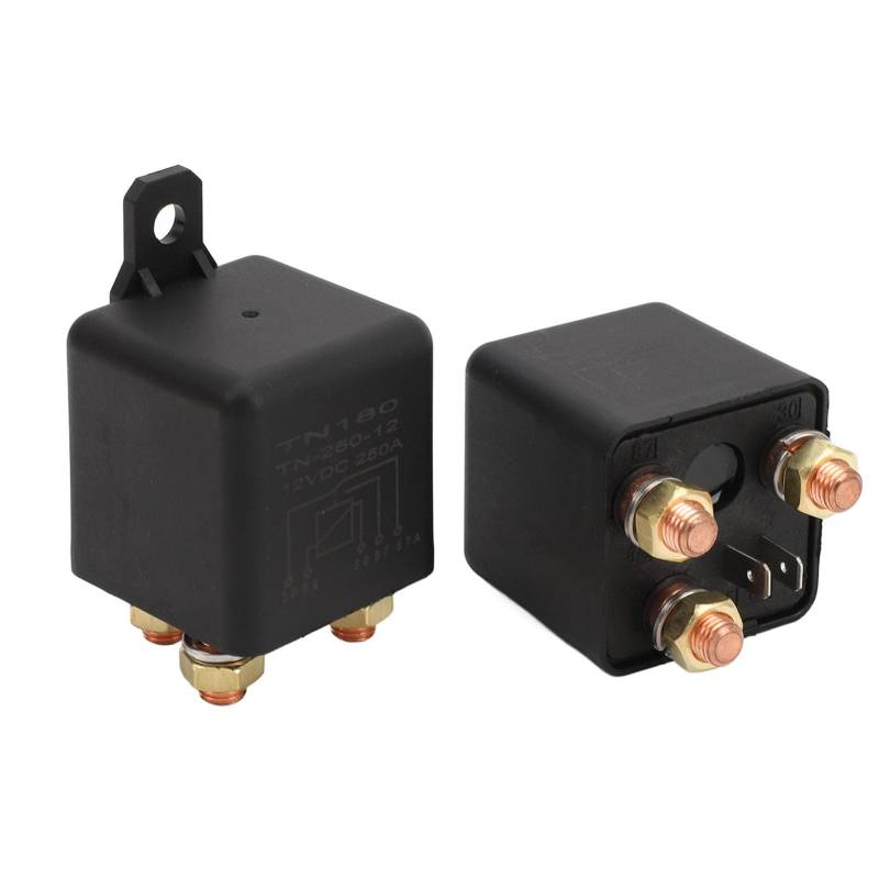 2PCS Auto 5 Pin Relais Schalter 250A Hohe Strom Split Relais Schalter 12V 24V High Power On Off Steuerrelais von AOWINHIT