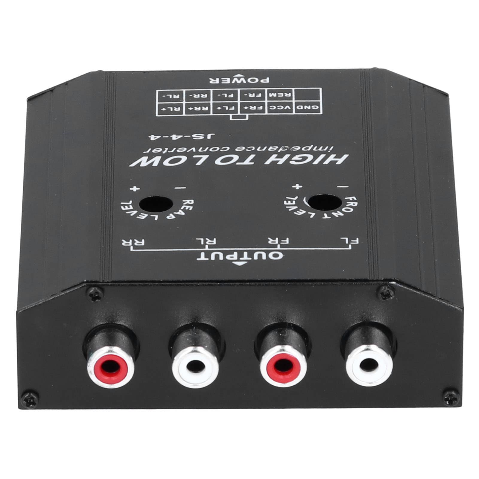 AOWINHIT 12V 4-Kanal- o-Impedanzkonverter High-to-Low-Line-Autoradio-Radio-Lautsprecher-Frequenzfilter,Montageteile im Fahrzeug von AOWINHIT