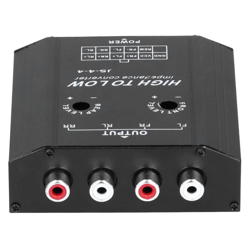 AOWINHIT 12V 4-Kanal-Audio-Impedanzkonverter High-to-Low-Line-Autoradio-Radio-Lautsprecher-Frequenzfilter von AOWINHIT