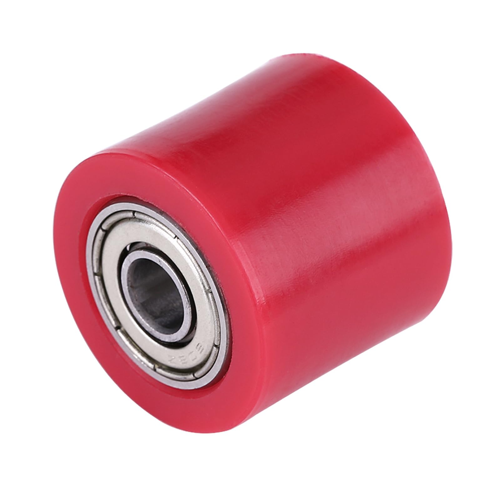 AOWINHIT 8 Mm Universal Motorrad Dirt Bike Enduro Kettenrolle Spannrolle Radführung aus Gummi und Eisen, Wasserdicht und Hohe Zuverlässigkeit (Rot) von AOWINHIT