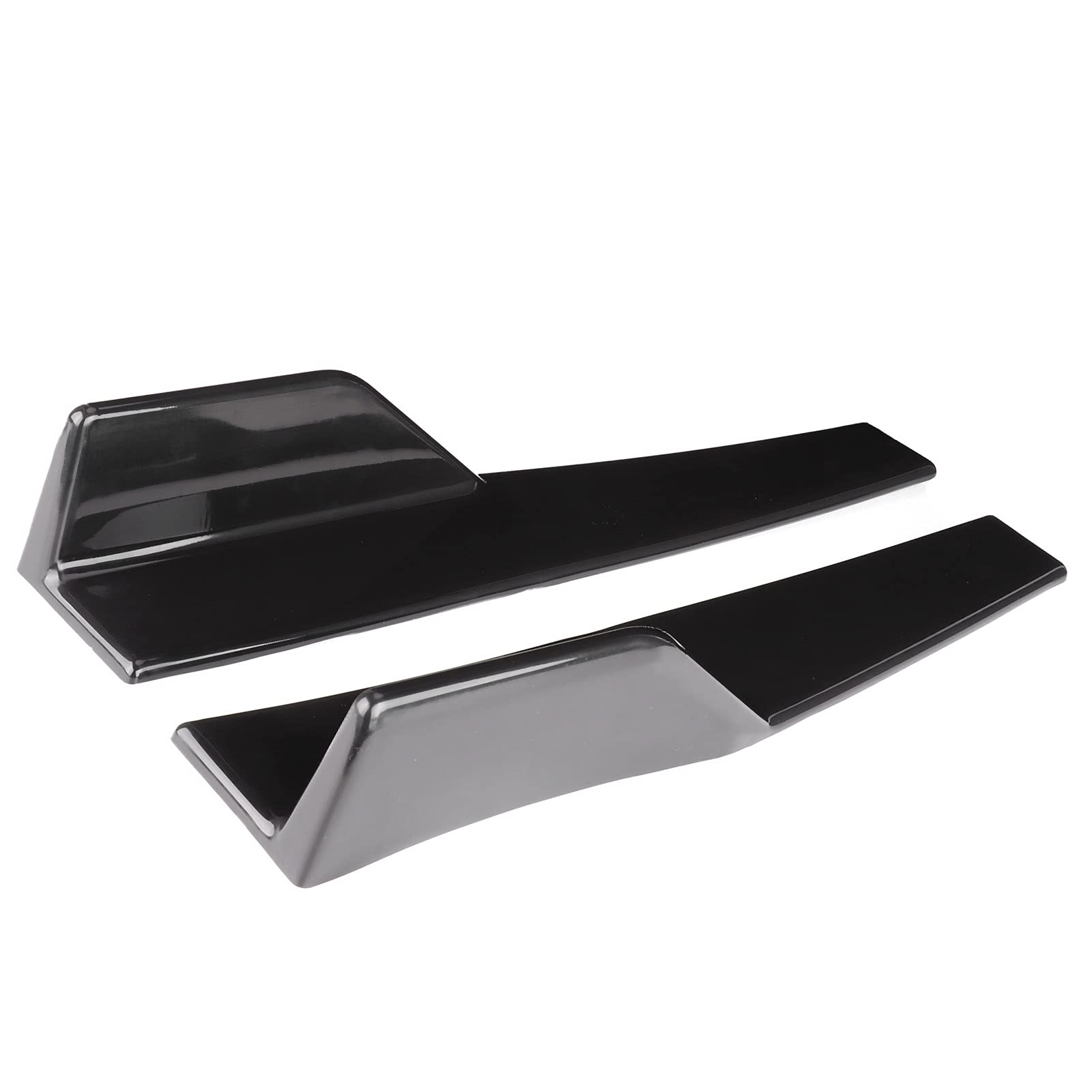 Universal Glossy Black Side Rock Rocker Splitter Flügel Flügel Diffusor Karosserie Glossy Black 17,7x3.3in von AOWINHIT