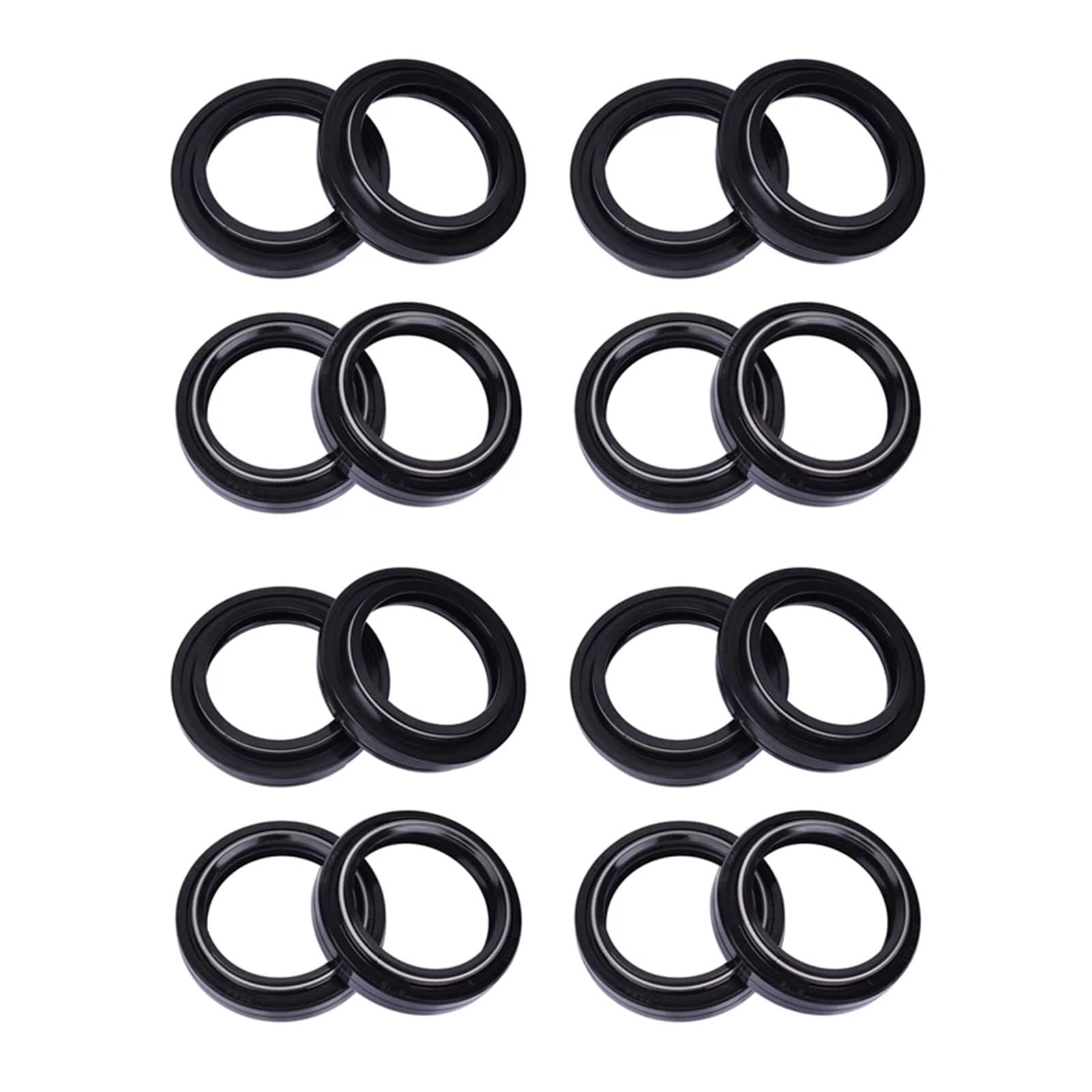 37x49x8 Gabelöldichtung Staubschutz for XJ650L XJ650 XJ Turbo Seca 650 XJ900 XV920R XV Seca 900 920 XV1000 XS1100 XS XV 1100(8pcs seal 8pc cover) von AOXHFJGY