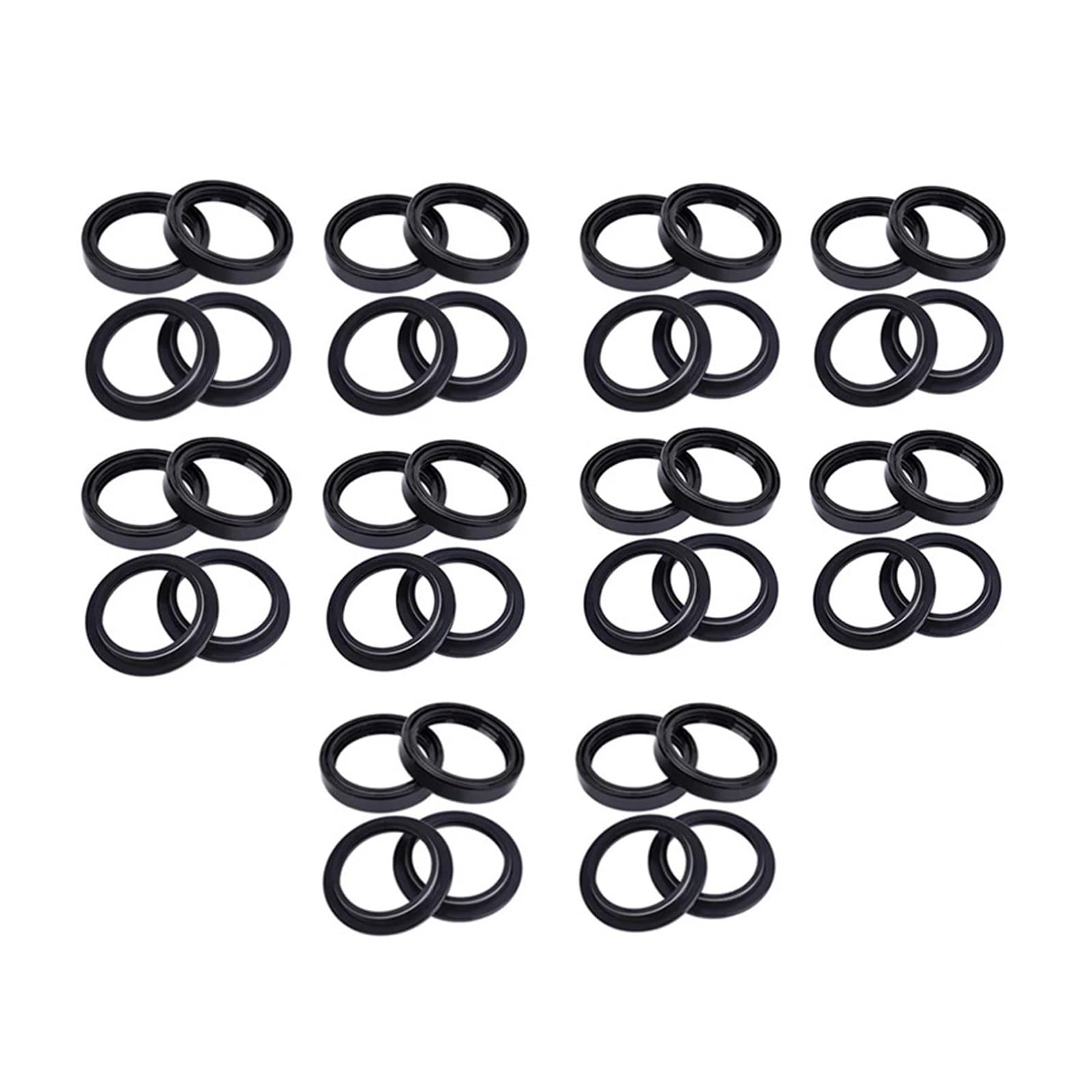 45x57x11 45x57 Motorrad Gabel Suspension Dämpfer Öl Dichtung 45 57 Staub Abdeckung for CBR900RR Fireblade 93-99 CTX1300 2014(20pc seal 20pc cover) von AOXHFJGY