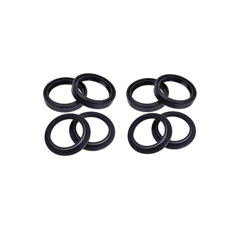 45x57x11 45x57 Motorrad Gabel Suspension Dämpfer Öl Dichtung 45 57 Staub Abdeckung for CBR900RR Fireblade 93-99 CTX1300 2014(4pcs seal 4pc cover) von AOXHFJGY