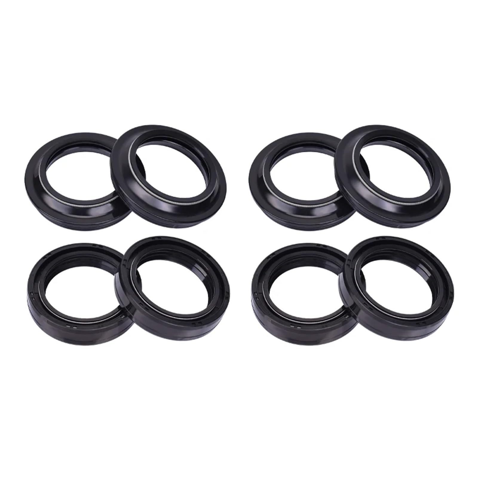 46x58x11 46x58 Motorrad Gabel Suspension Dämpfer Öl Dichtung 46 58 Staub Abdeckung for CHIEF CLASSIC 2014-2017(4pcs seal 4pc cover) von AOXHFJGY