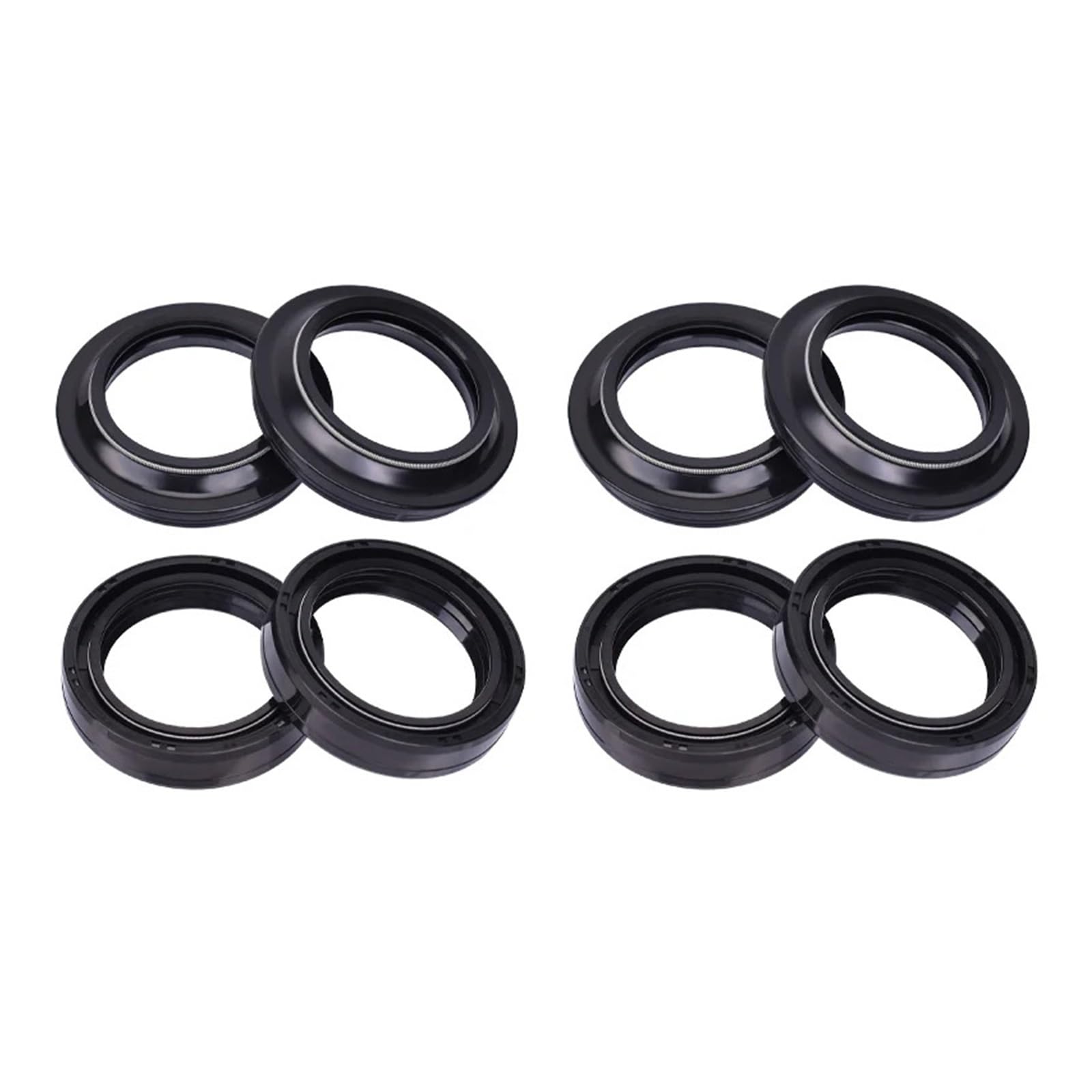 46x58x11 46x58 Motorrad Gabel Suspension Dämpfer Öl Dichtung 46 58 Staub Abdeckung for CHIEF VINTAGE 2014-2017(4pcs seal 4pc cover) von AOXHFJGY